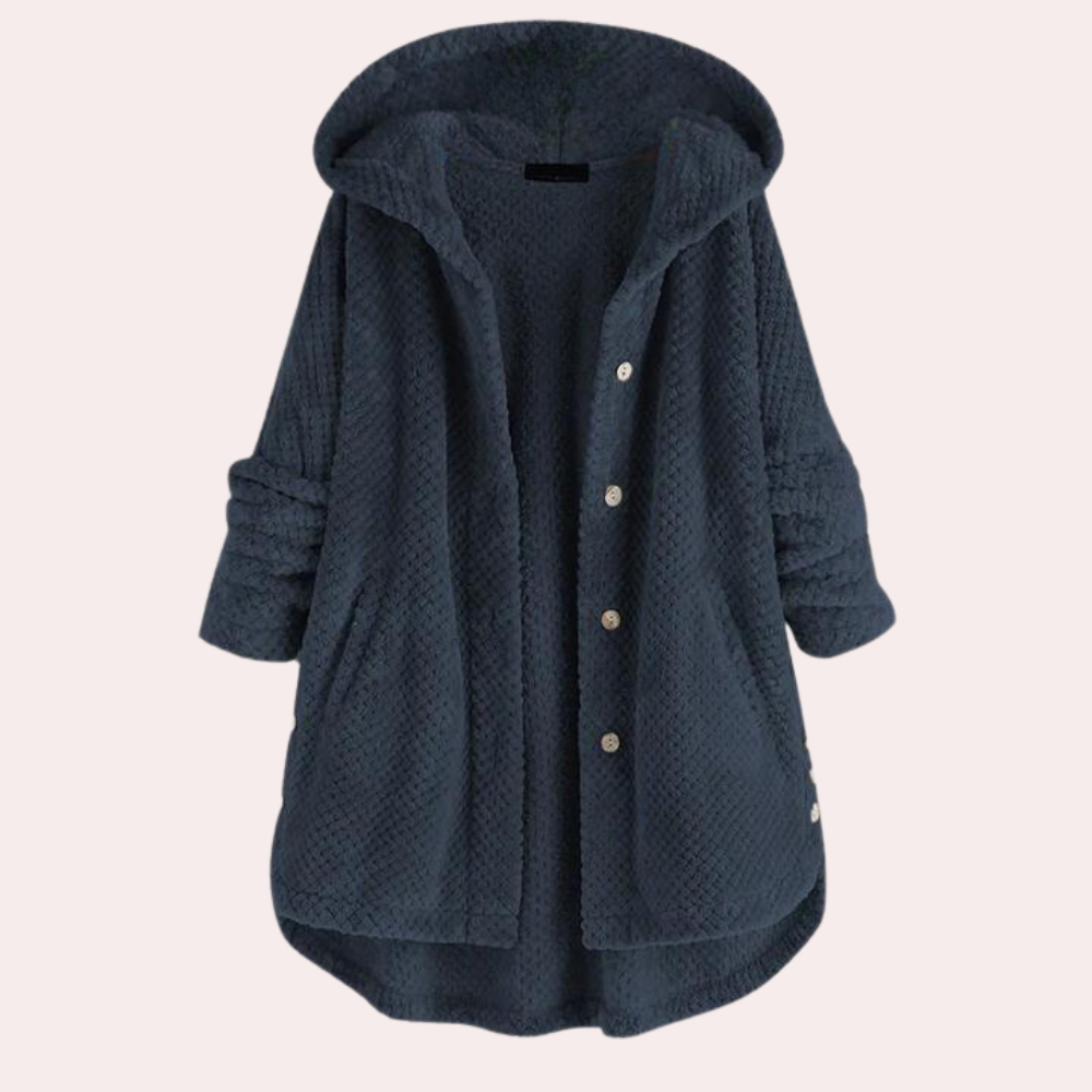 Teddyjacke mit Kapuze | Extra weich | Lässiger Oversize-Stil