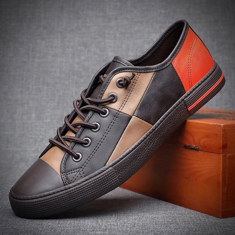 Elegante Herren Leder Sneakers