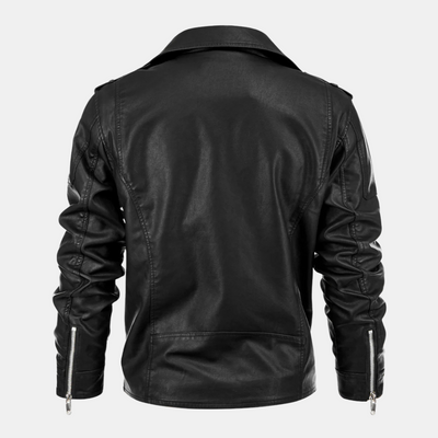 Jesper™ Herren Biker Lederjacke