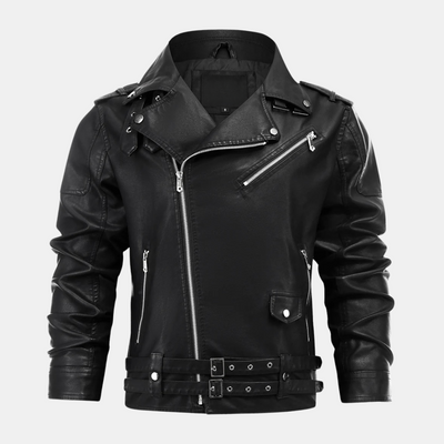 Jesper™ Herren Biker Lederjacke