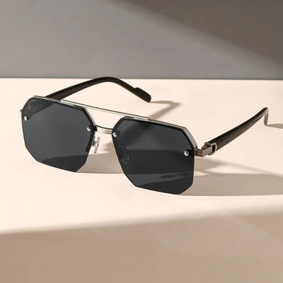 Geometrische Herren Sonnenbrille