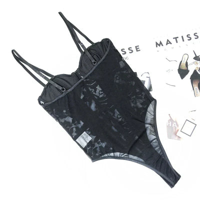 Selene | Bestickter Korsett-Bodysuit