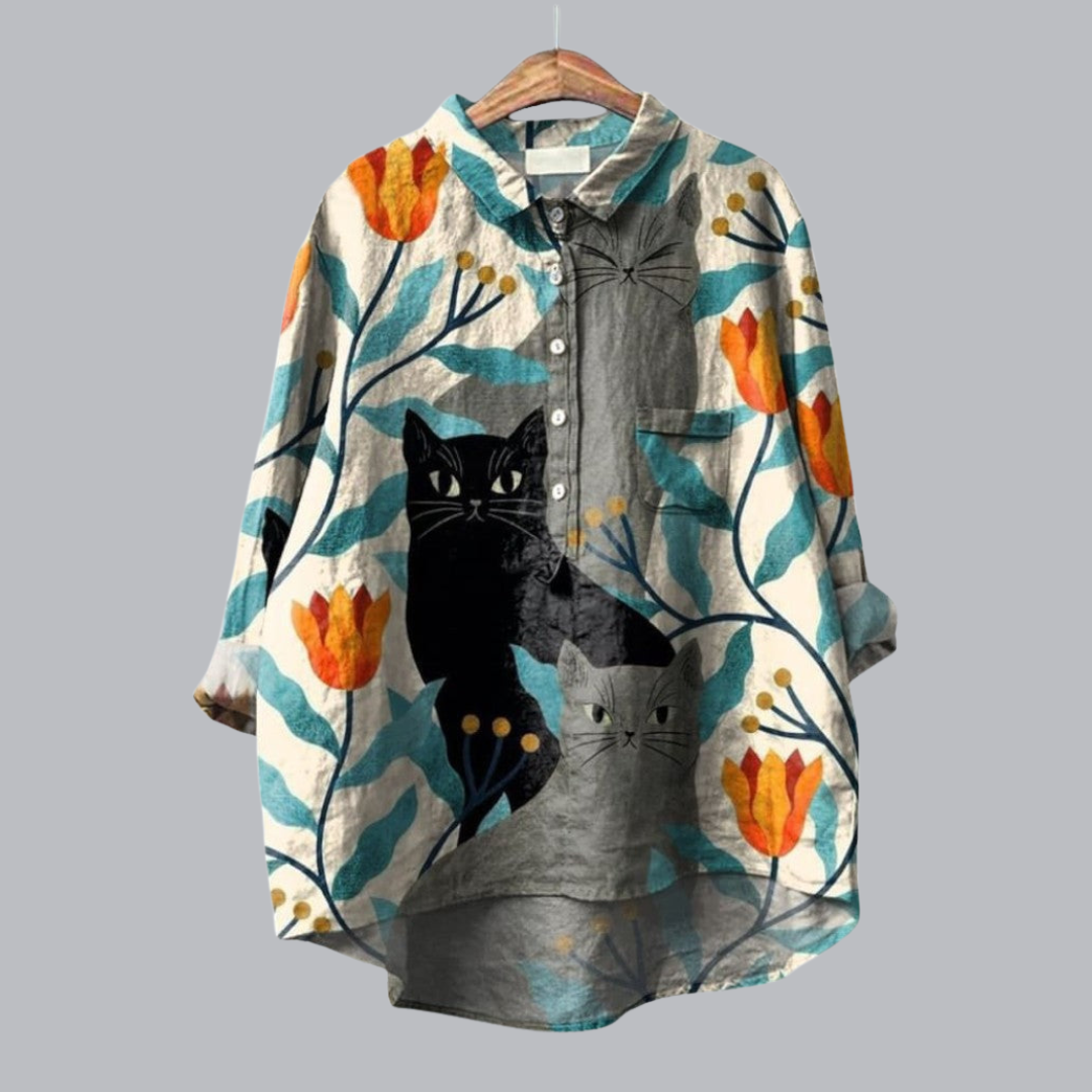 Elsebeth™ | Vintage Bluse