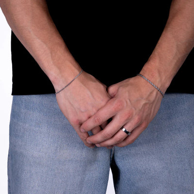 Bundle: Cuban Kette + Armband 2MM (Silber)