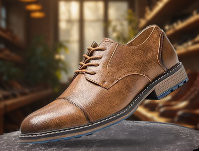 Große Größen Herren Schnürschuhe Elegant