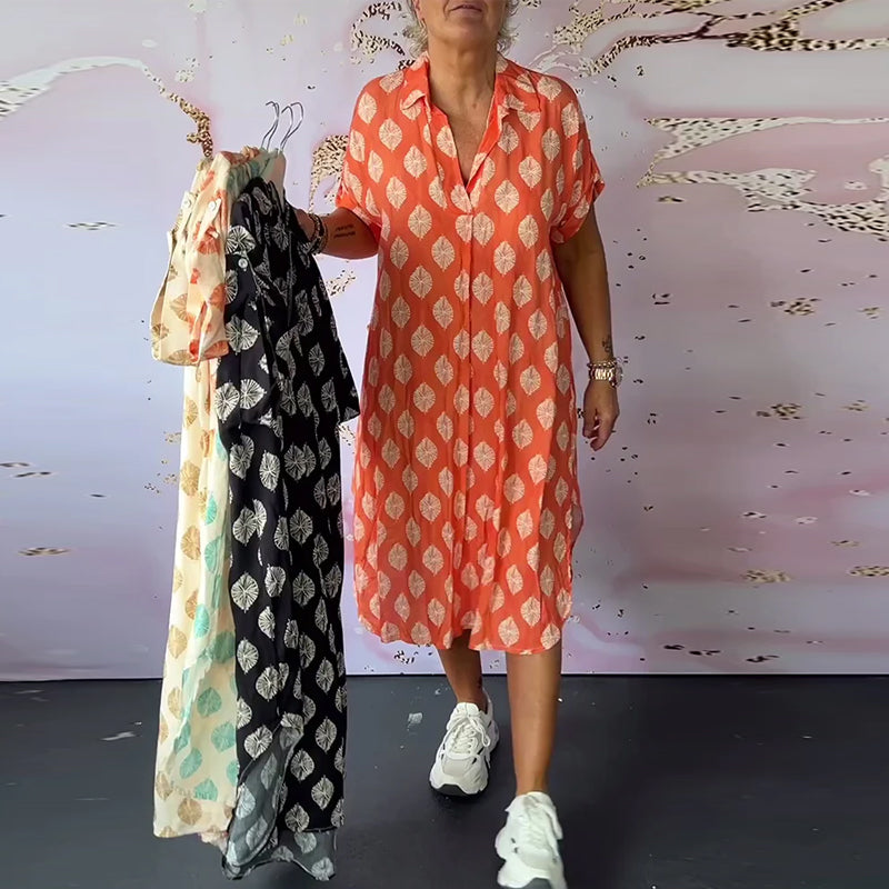 Thora – Kleid mit mühelosem Stil und V-Ausschnitt