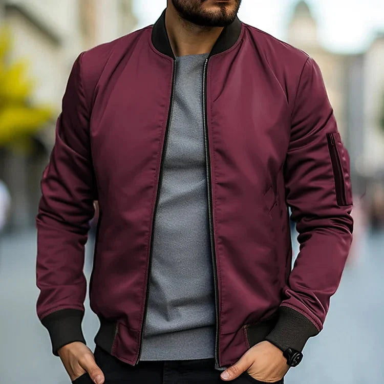 Stylische Herren Bomberjacke - Leichtes Design