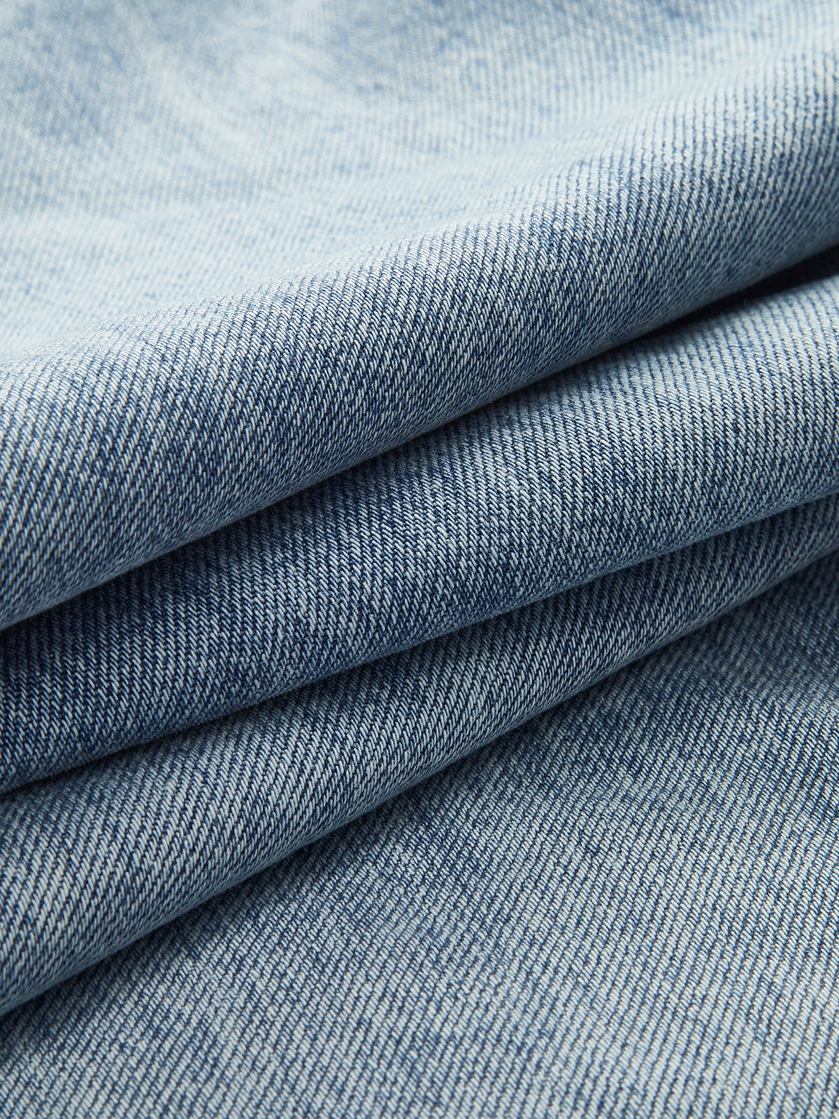 Damenjeans Denim Asymmetrische Taille Weit