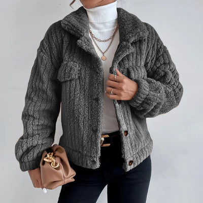 Teddyjacke | Kuschelig weich | Trendiger Oversize-Look