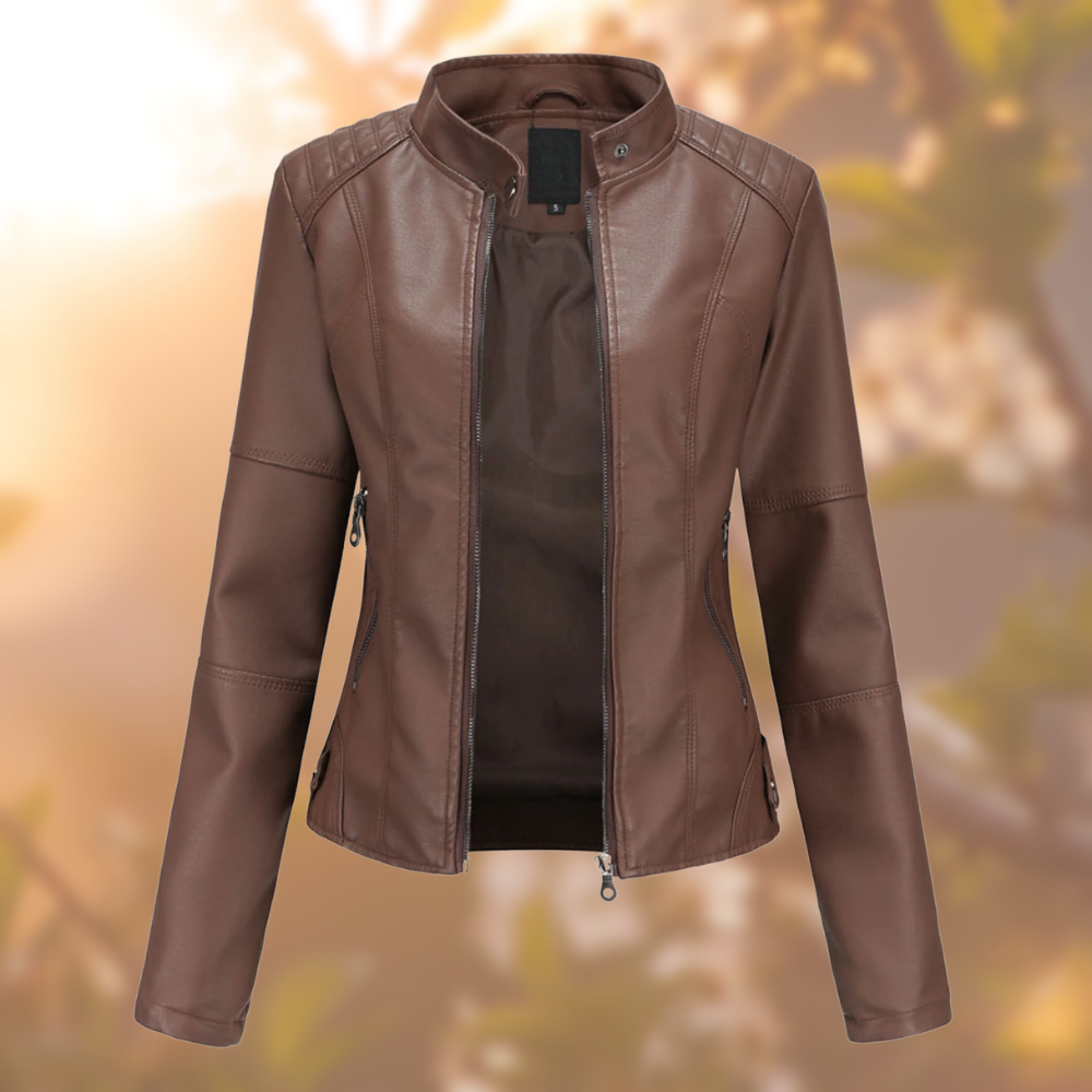 Fashionmoment® | Elegante Lederjacke für jeden Anlass