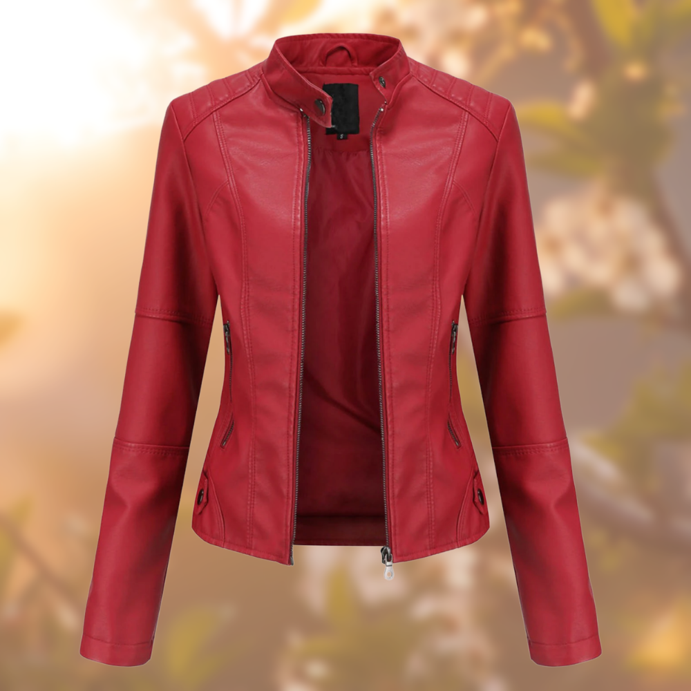 Fashionmoment® | Elegante Lederjacke für jeden Anlass