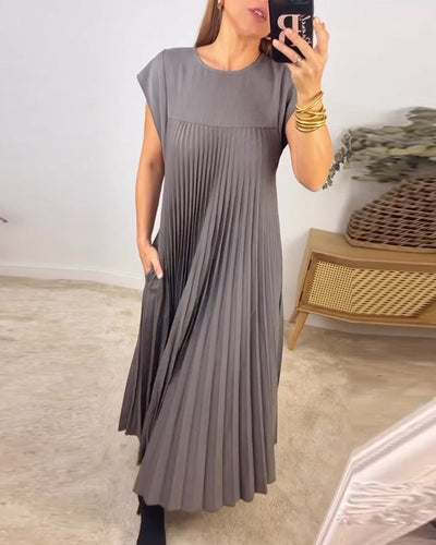 Seraphina™ | plissiertes Maxikleid