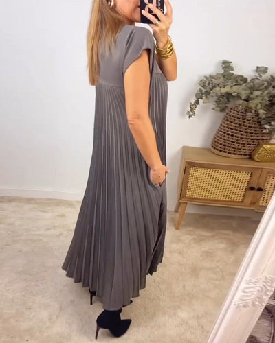 Seraphina™ | plissiertes Maxikleid