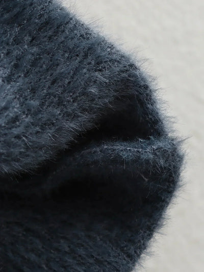 Strick-Minikleid mit Ziersteinen | Femininer Schnitt | Verspielt & Elegant