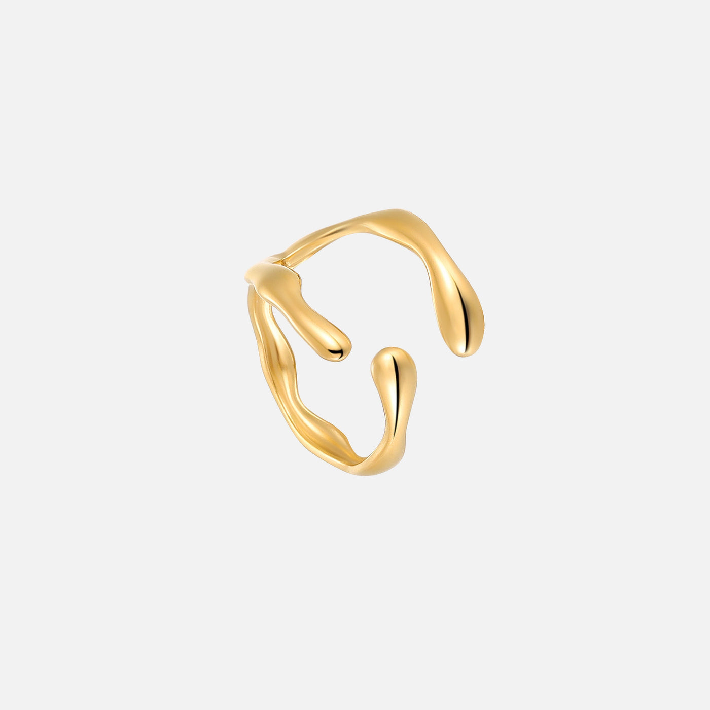 Offener Ring mit Organischem Design – Modern & Elegant