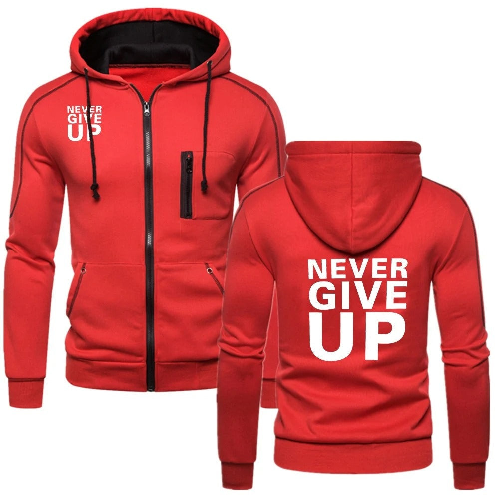 Sportlicher Herren Zip-Hoodie