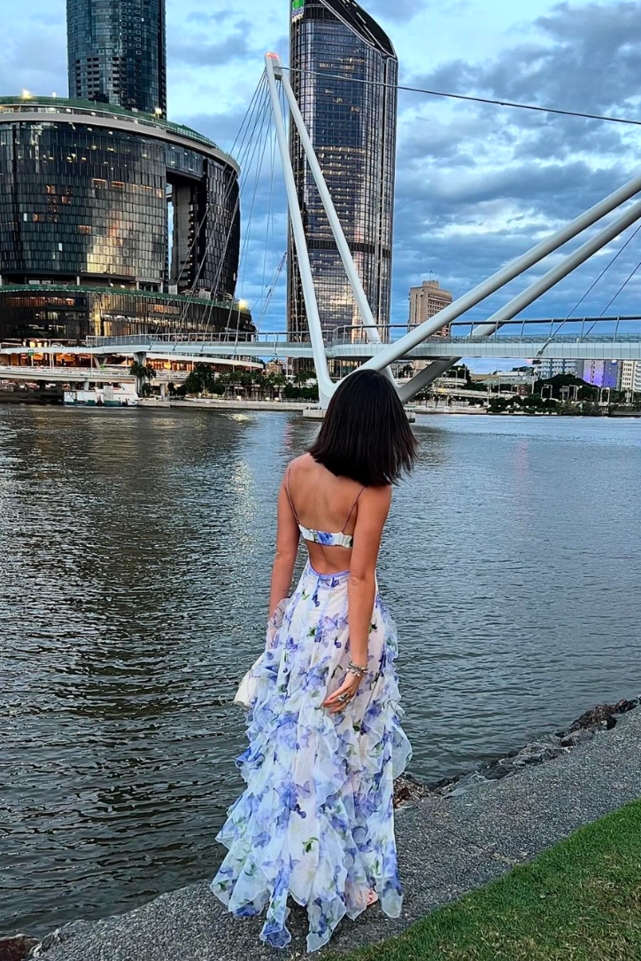 Maisie™ | Florales Maxikleid