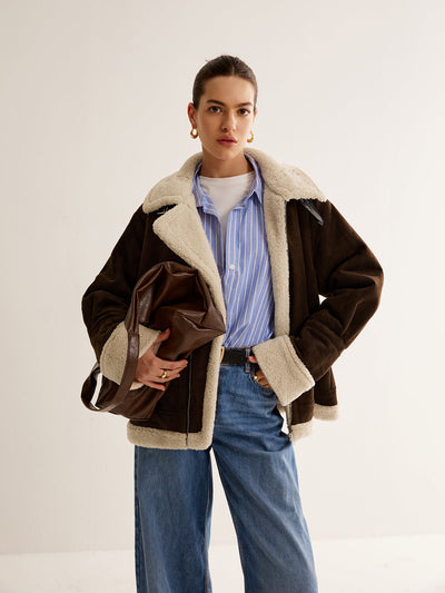 Jennifer | Elegante Vintage-Stil Fleecejacke