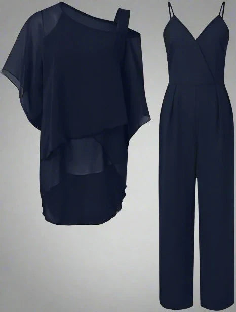 Jennifer | Elegantes Chiffon Set