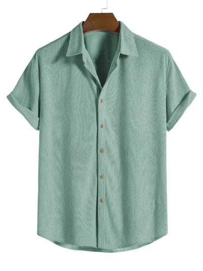 Herrenhemd Elmer – kurzärmelig, atmungsaktiv, klassischer Schnitt