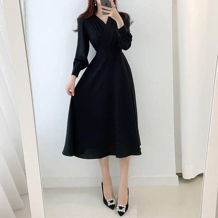 Aicee - Trendiges Damen Midikleid Modische Kleidung