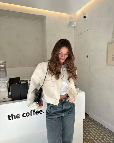 Scarlett | Damen Oversized Bomberjacke