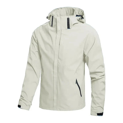 Herren Outdoor Hardshell Regenjacke Wasserdicht Atmungsaktiv