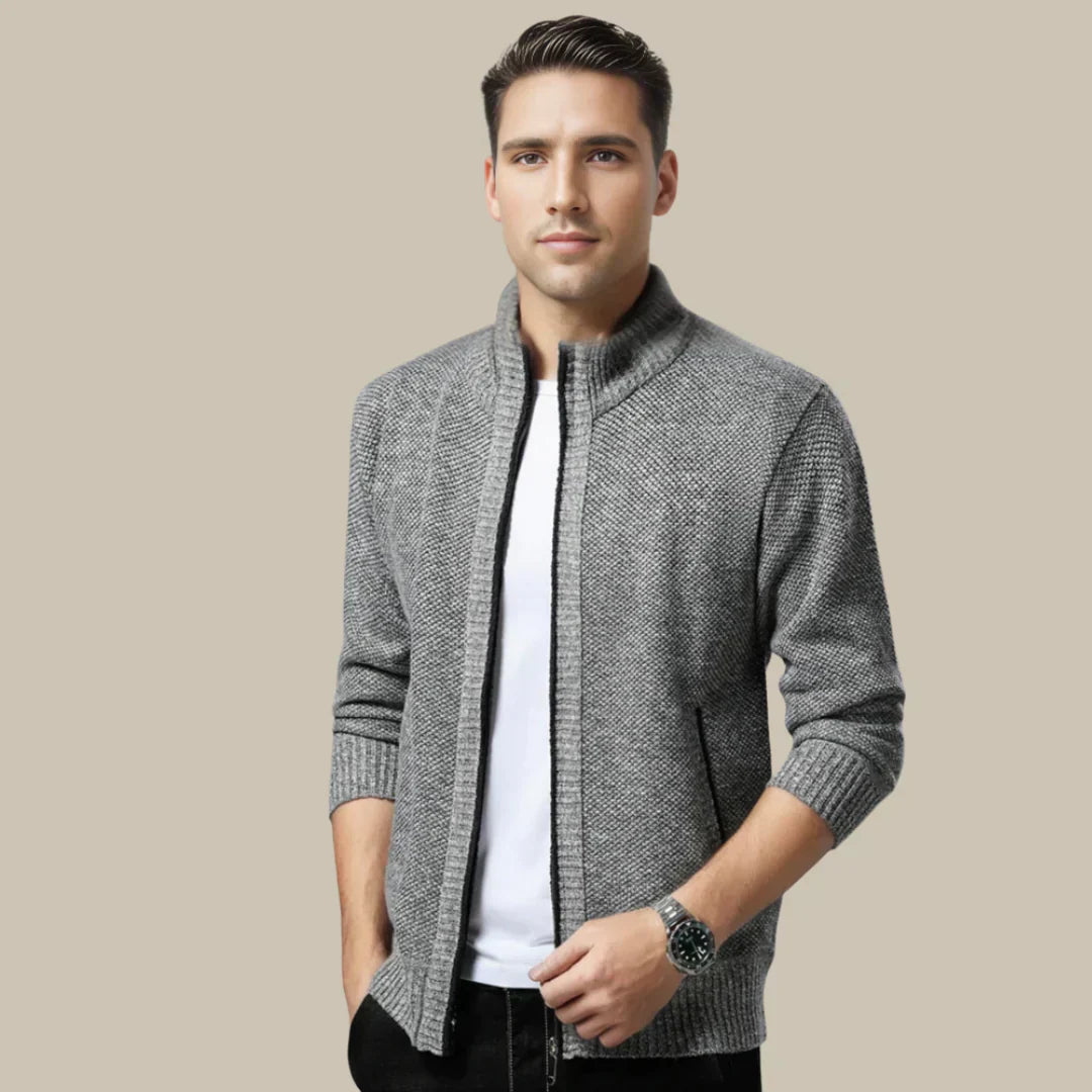 Herren Casual Strickjacke - Modern & Bequem