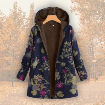 Kamellie – Leichte Winterjacke mit Kunstfellfutter