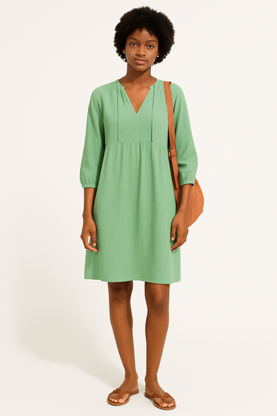 Franchisca - Bequemes Hemdkleid, Lässiger Stil