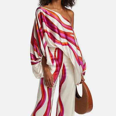 Febie - Schicker Damen Hosenanzug mit weitem Bein, neu