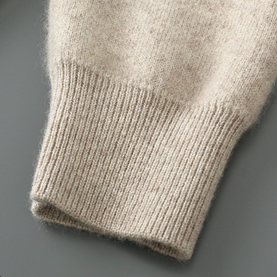 Herren Woll-Strickjacke mit Reißverschluss - Hochwertig & Warm