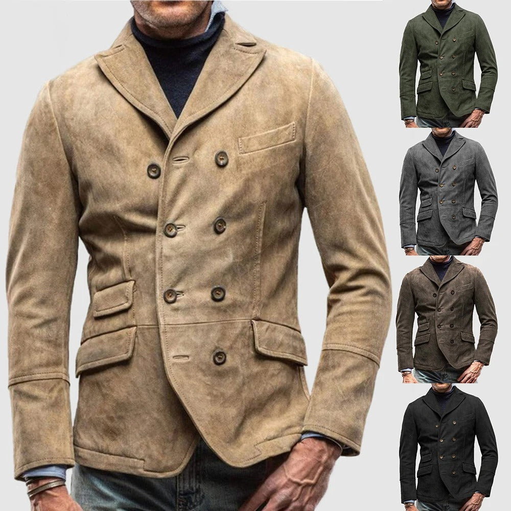 Eleganter Herren Zweireiher Blazer - Slim Fit