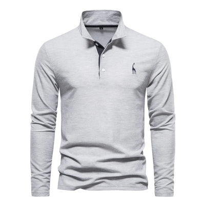 Langarm Herren Polo Pullover