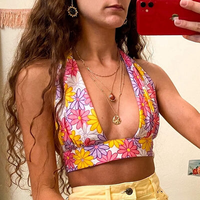 Zandee Amity - Halter Top: Sommerlich, Fröhlich, Stilvoll