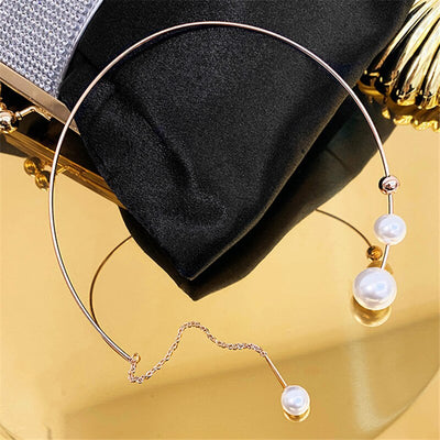 Perlenkette aus Silber