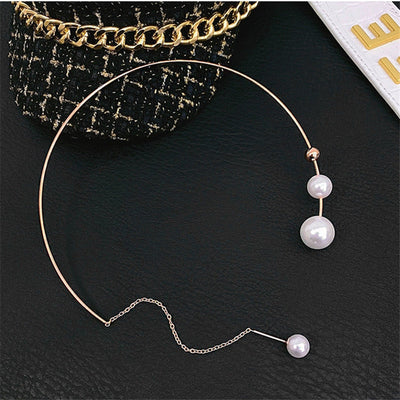 Perlenkette aus Silber