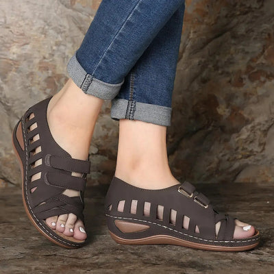 Jas - Sandalen Damen Atmungsaktiv Cut-Out Sommer