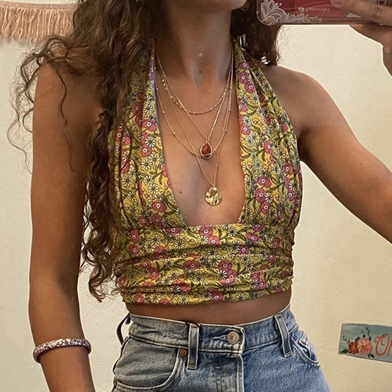 Zandee Amity - Halter Top: Sommerlich, Fröhlich, Stilvoll