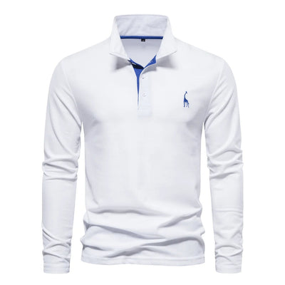 Langarm Herren Polo Pullover