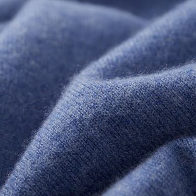 Herren Kaschmir-Wolle Kapuzenpullover mit Reißverschluss - Premium Qualität