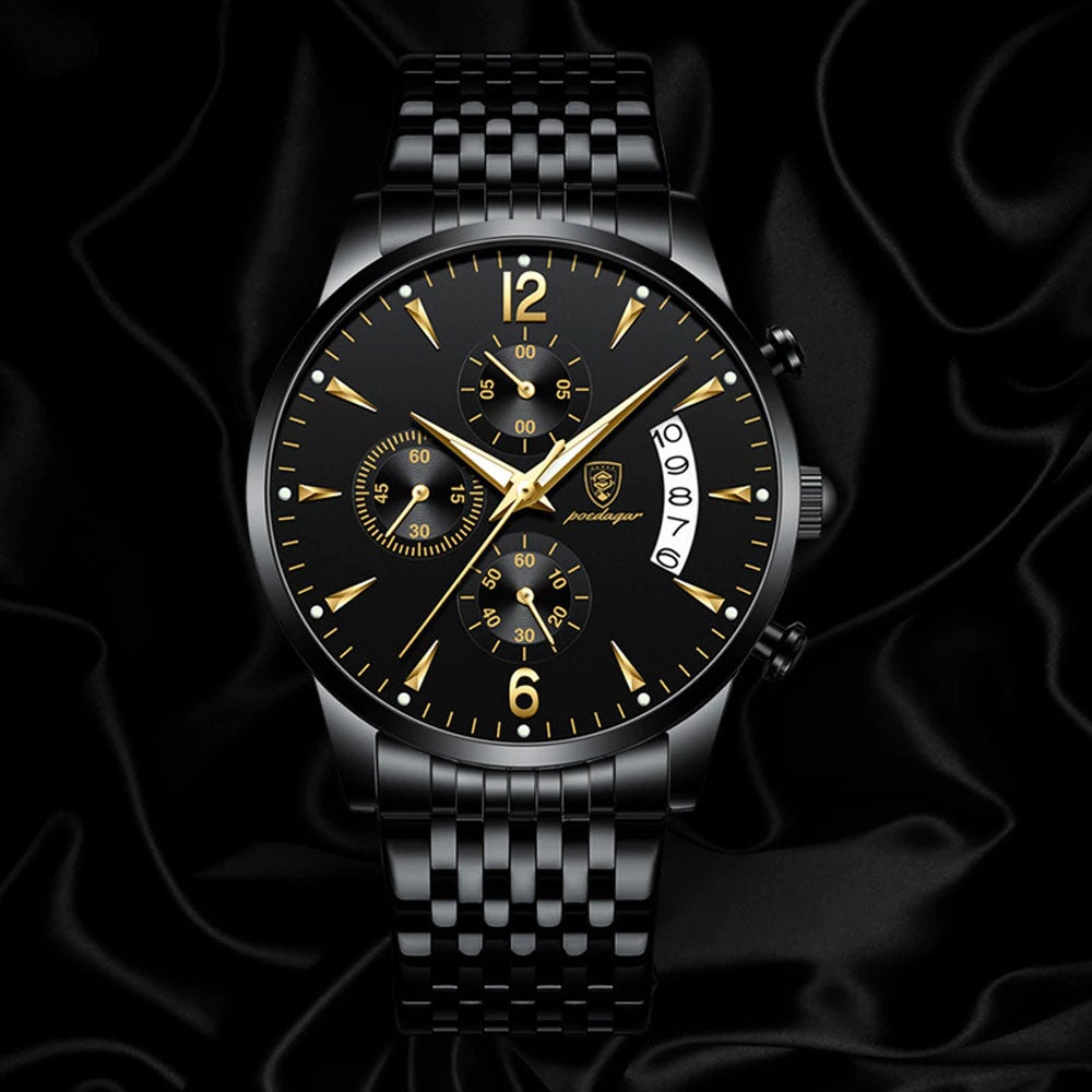 Elegante Herren Stahlarmbanduhr