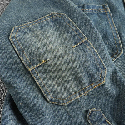 Used Look Denim Herren Hemd