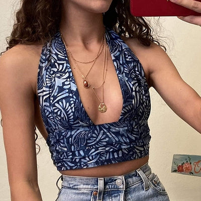 Zandee Amity - Halter Top: Sommerlich, Fröhlich, Stilvoll
