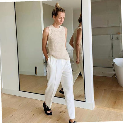 Khalea - Gestricktes, ärmelloses Top für Damen