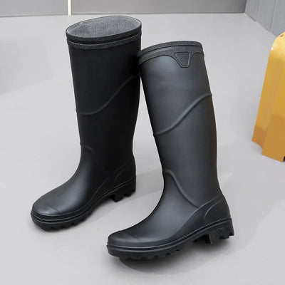 Herren Gummistiefel Gummi Wasserdicht Rutschfest für Outdoor-Aktivitäten