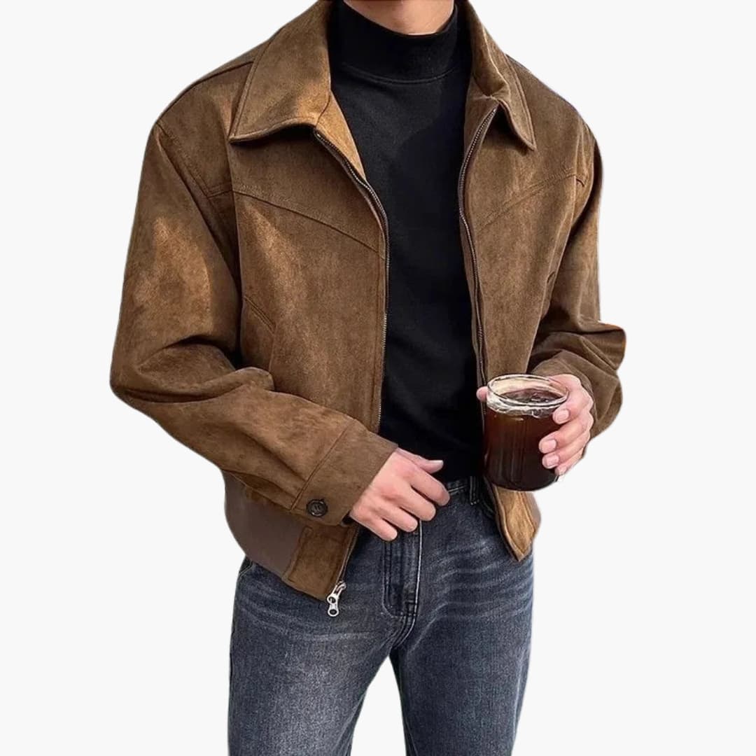 Herrenjacke mit Reißverschluss