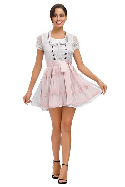 Damen Bayerisches Oktoberfest Dirndl Kleid