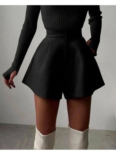 Eleganter Ausgestellter Kurze Hosen