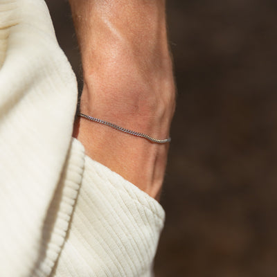 Bundle: Cuban Kette + Armband 2MM (Silber)